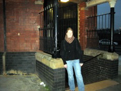 Catheryn is ready for the tunnel