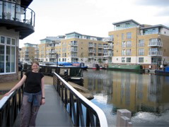 Catheryn enjoys the Basin