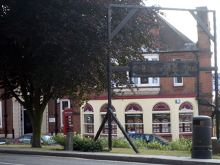 Sign of Former King's Head Hotel