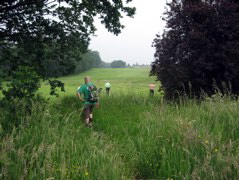 Tom approaches the Golf Course