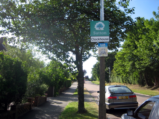 Entering Sutton