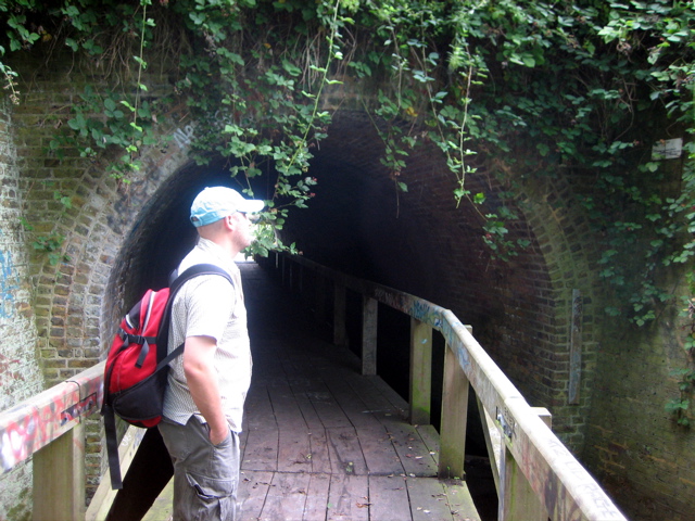 The Loop goes through a tunnel!