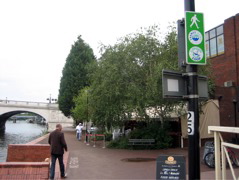 The Loop goes along the river a bit.